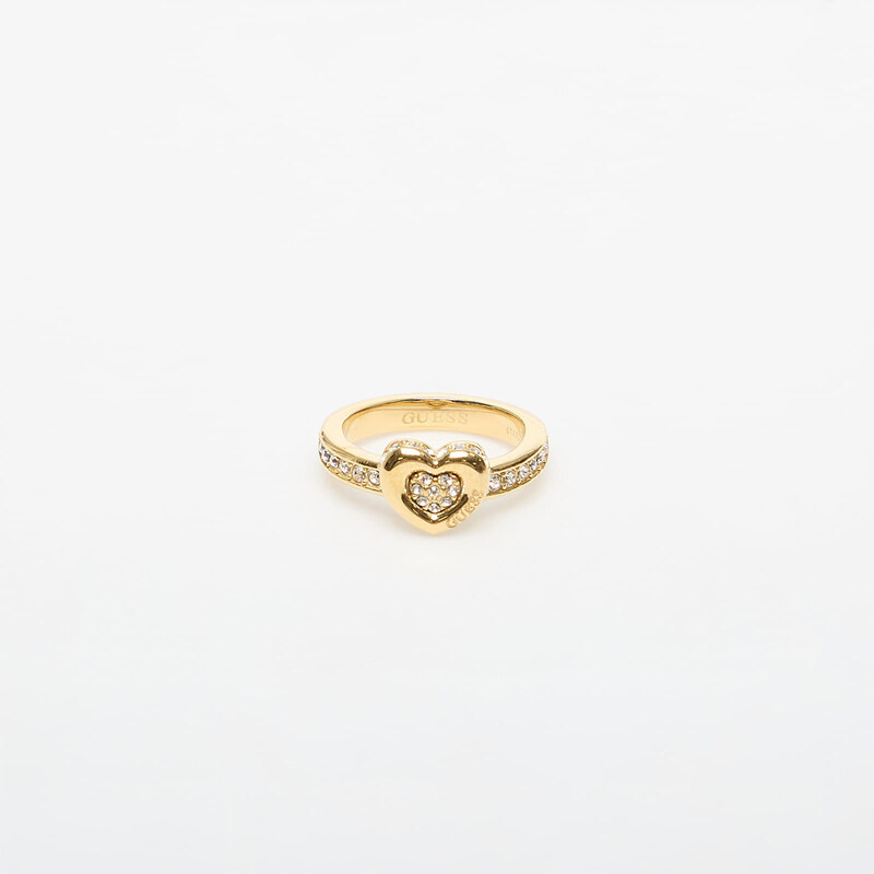 Prsten GUESS L.O.V.E. Yellow Gold 52 114482107