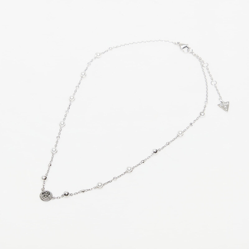 Náhrdelník GUESS Tiny Pearly Rhodium Universal
