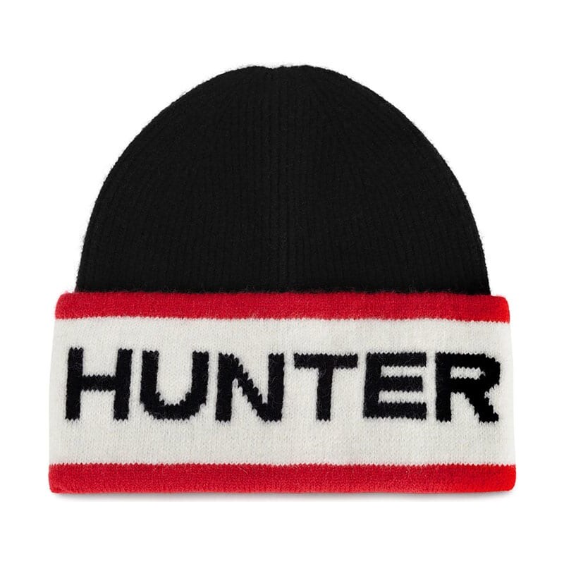 Čepice Hunter Schwarz/ Creme/ Rot 1298330 114481102