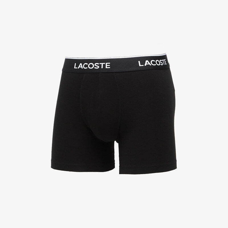 Boxerky LACOSTE 3-Pack Boxer Brief Black XL 114490030