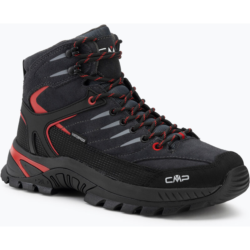 Pánské trekové botyCMP Rigel 2.0 Mid Waterproof titanium/ferrari