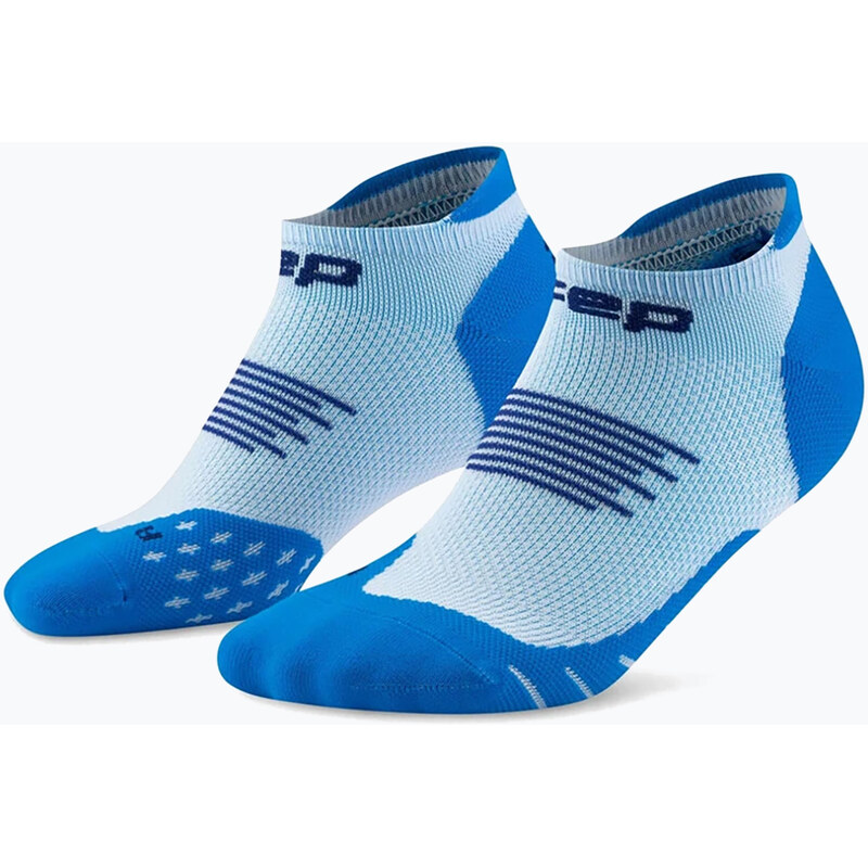 Pánské kompresní ponožky Cep Run No Show 5.0 blue/ice
