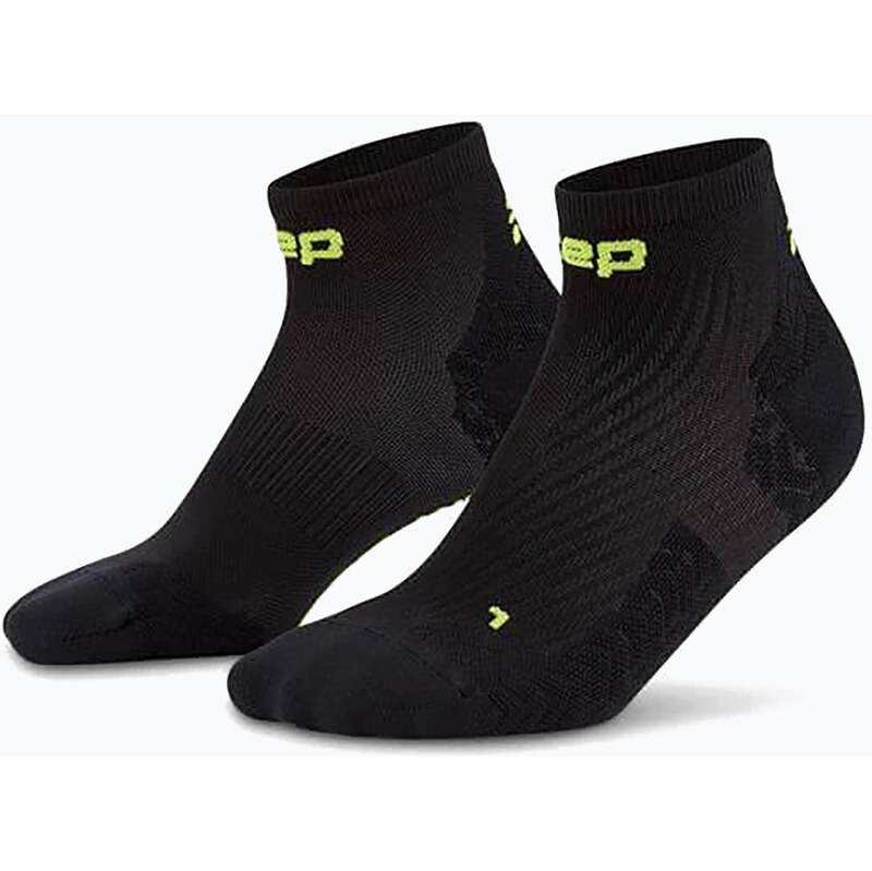 Pánské kompresní ponožky CEP Ultralight Low Cut 4.0 black