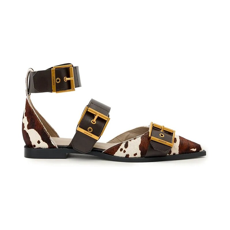 AllSaints baleríny kožené Sutton Shoe