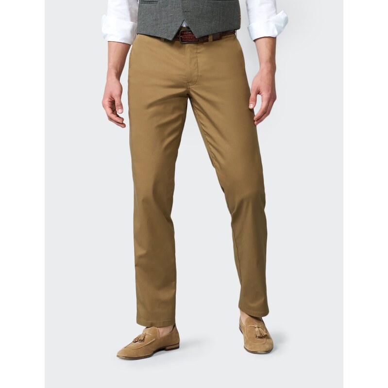 M|5 by Meyer M|5 Chino 6010 – hnědé pánské chino kalhoty