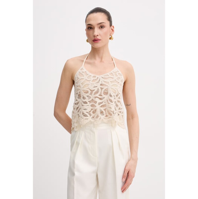 Patrizia Pepe top dámský bavlněný 114487439