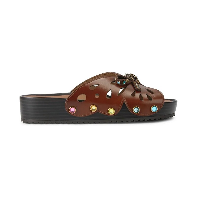 Kurt Geiger London pantofle dámské kožené Boho Butterfly Flat