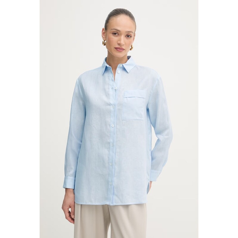 MM by Max Mara košile dámská lněná FILO 114487955