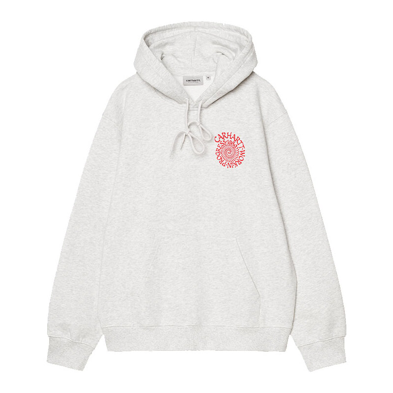 Carhartt WIP Hooded Spiral Sweat Muži - Mikiny a mikiny s kapucí Carhartt WIP - Sivá - I036376_482_XX-M