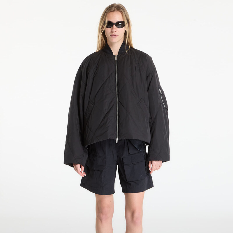 Bunda Jordan Flight Womens Quilted Renegade Jacket Black/ Black/