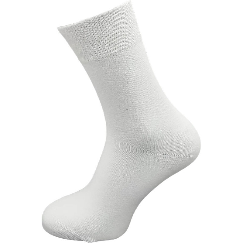 Ponožky s volným lemem unisex 91100 bílá
