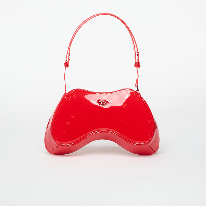 Kabelka Diesel Play Shoulder Cross Bodybag Red/ Chromed Universal 114994261