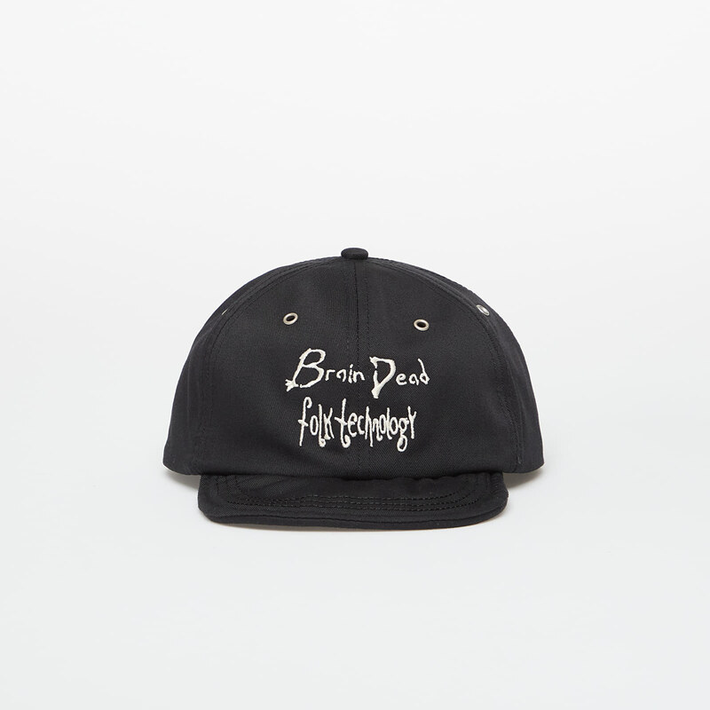 Kšiltovka Brain Dead Folk Technology Wire Brim 6 Panel Hat Black 114490100