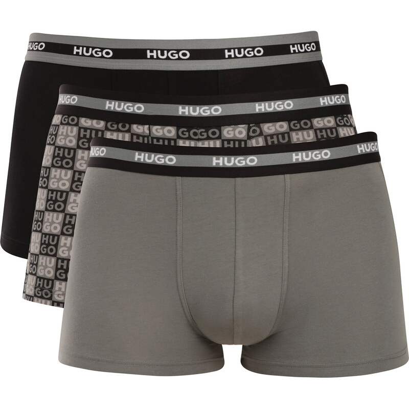3PACK pánské boxerky HUGO vícebarevné (50545668 996)