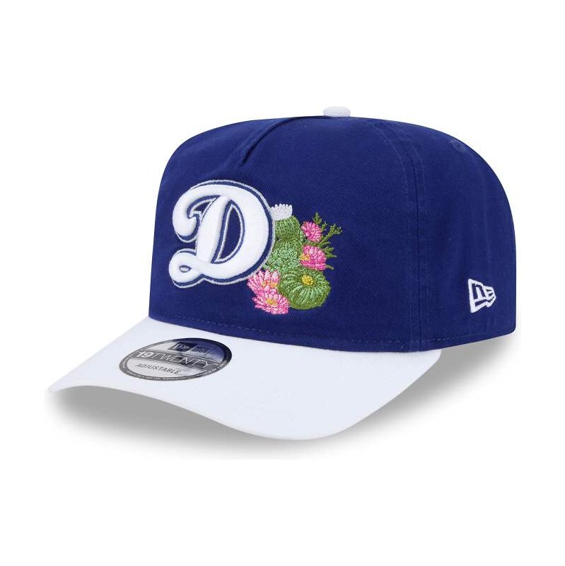 New Era LA Dodgers 19twenty side patch cap with contrasting peak in blue/white-Multi