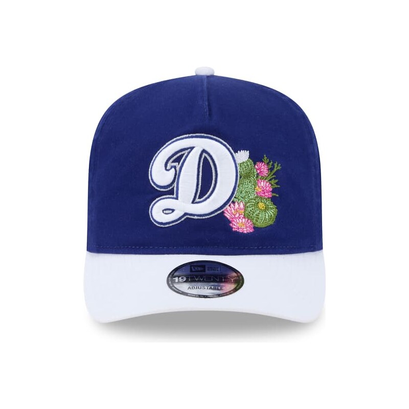 New Era LA Dodgers 19twenty side patch cap with contrasting peak in blue/white-Multi