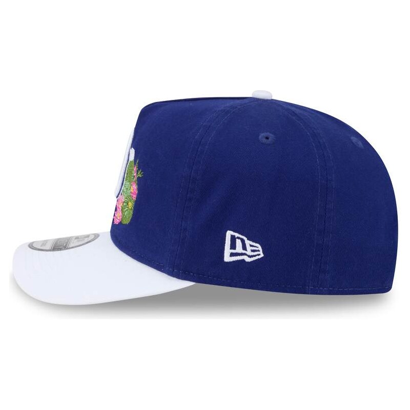 New Era LA Dodgers 19twenty side patch cap with contrasting peak in blue/white-Multi