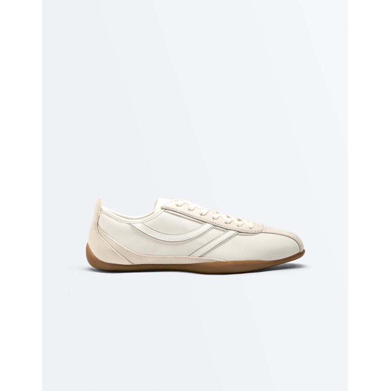 OYSHO Soft nylon sports trainers in white
