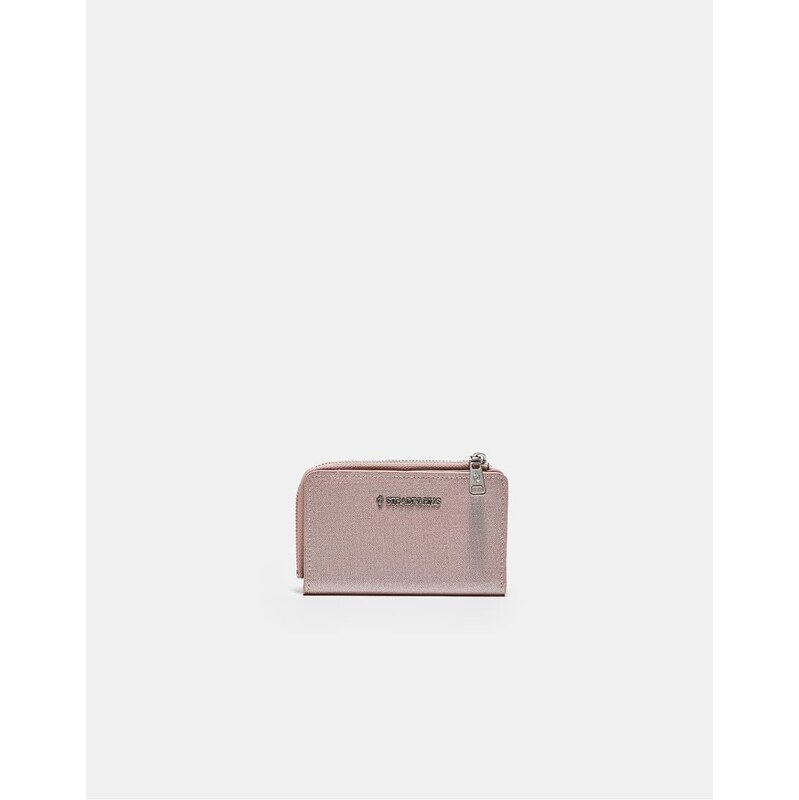 Stradivarius Shimmery card holder in pastel pink 114492269