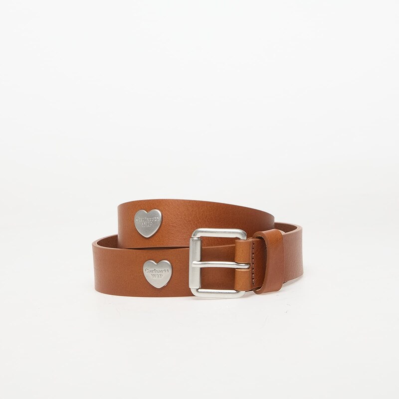 Pásek Carhartt WIP Tylor Belt Cognac/ Silver XS