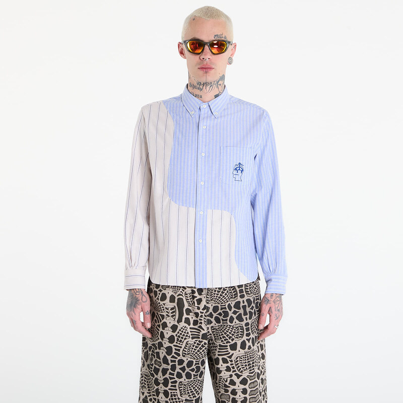 Košile Brain Dead BBC Organic Panel Oxford Button Up Lb XXL 114493176