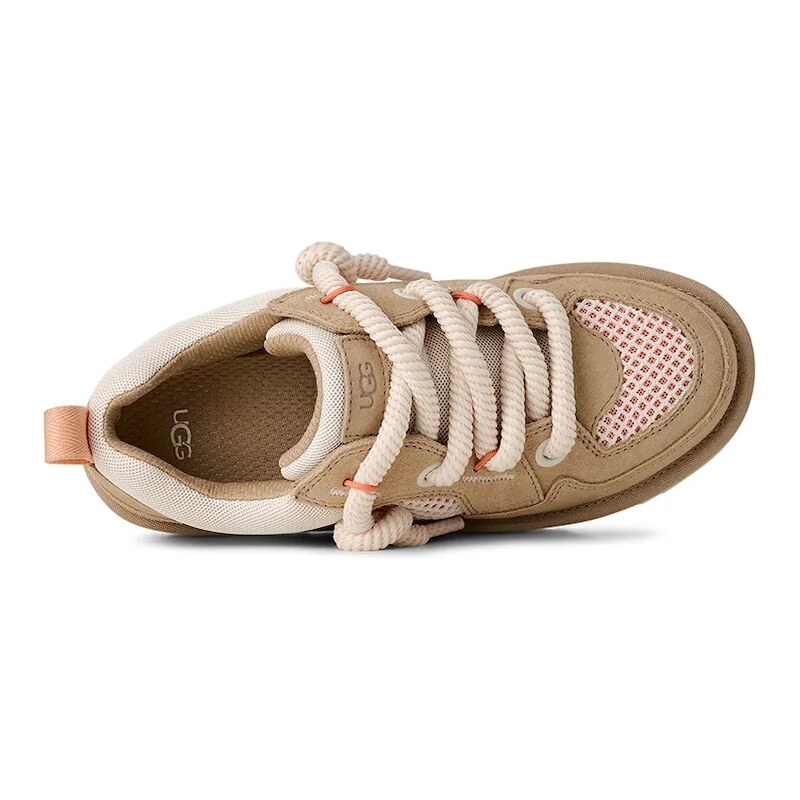 Semišové tenisky UGG W Lo Lowmel Mesh