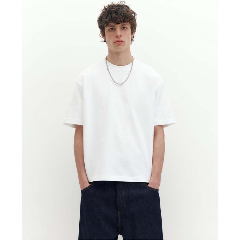 Pull&Bear Premium short sleeve t-shirt in white