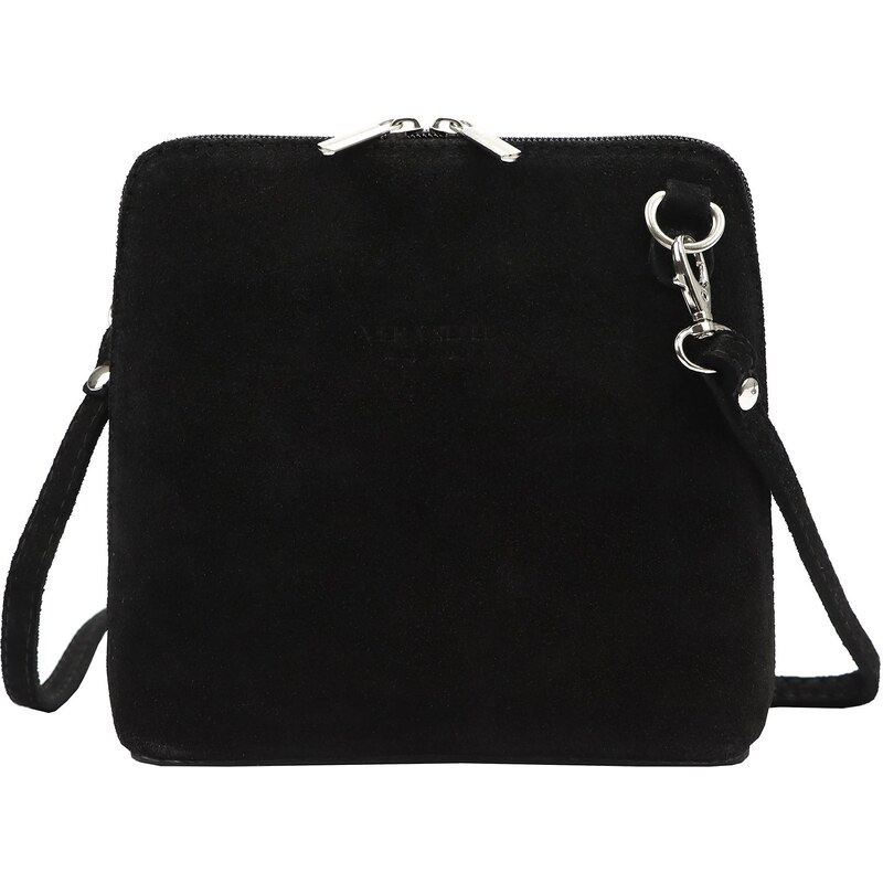 Barberinis Kožená crossbody kabelka Vera Pelle 1703 černá
