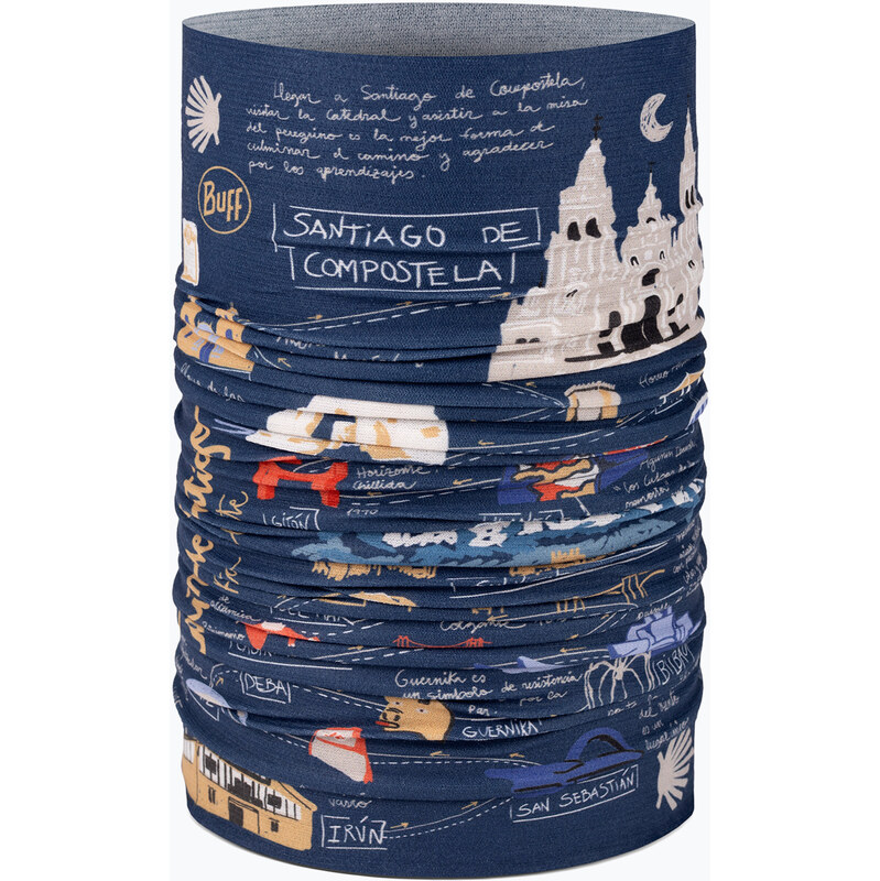 Multifunkční šátek BUFF Coolnet UV camino norte navy