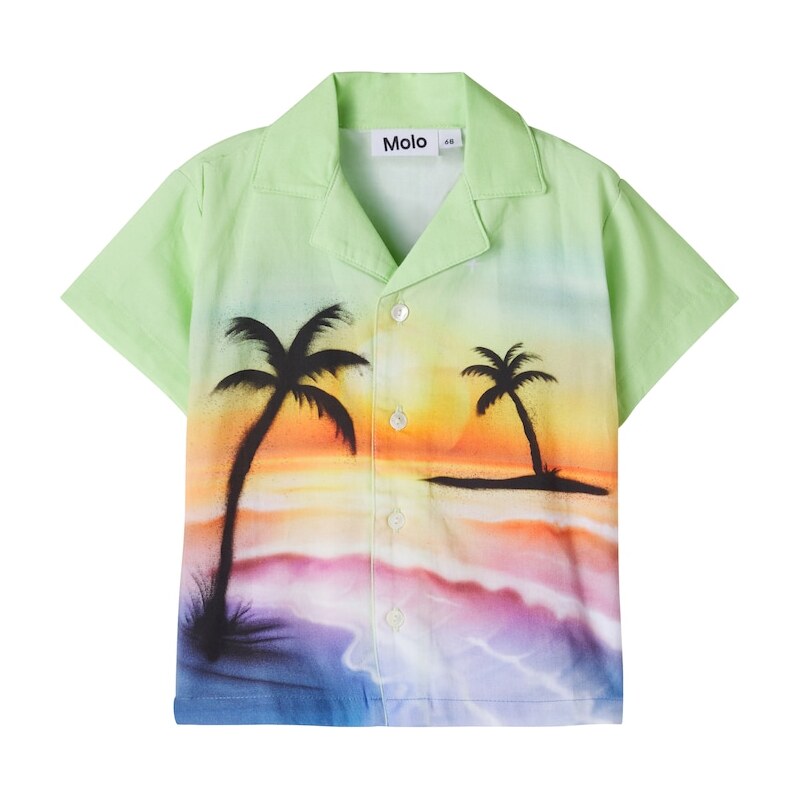 Molo Baby Eyou printed cotton shirt