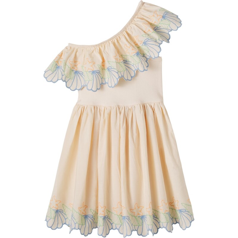 Molo Cato embroidered one-shoulder dress
