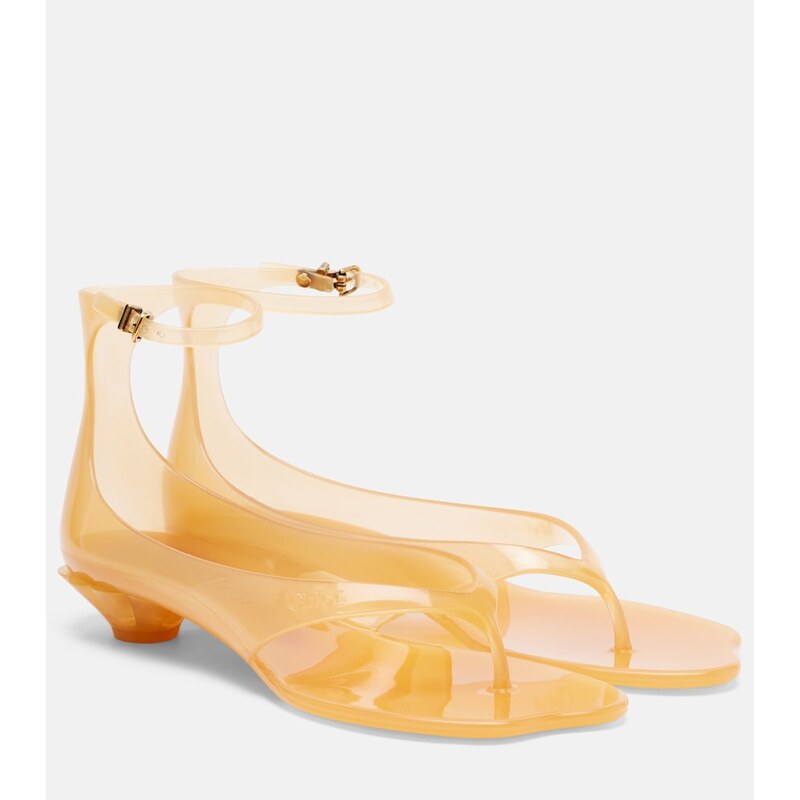Chloe ChloÃ ChloÃ Jelly thong sandals