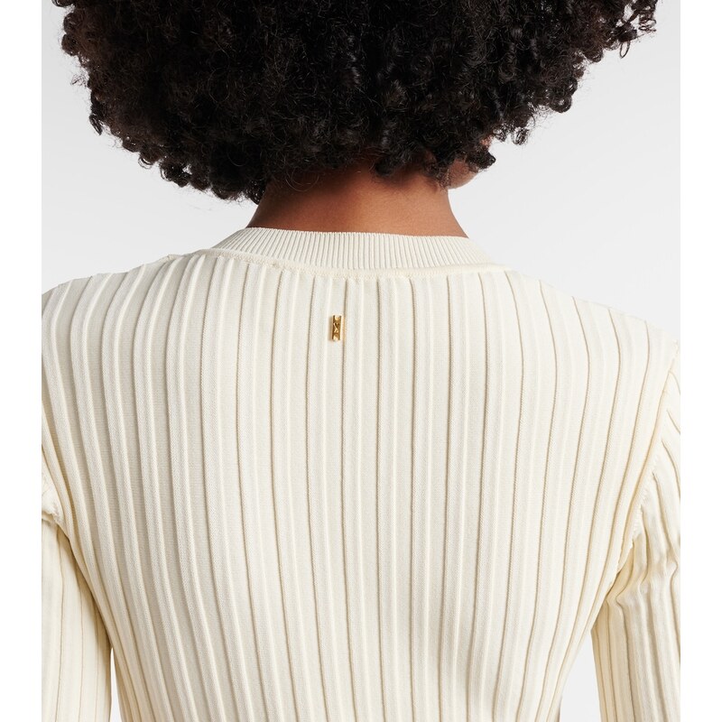 Ami Paris Ribbed-knit minidress