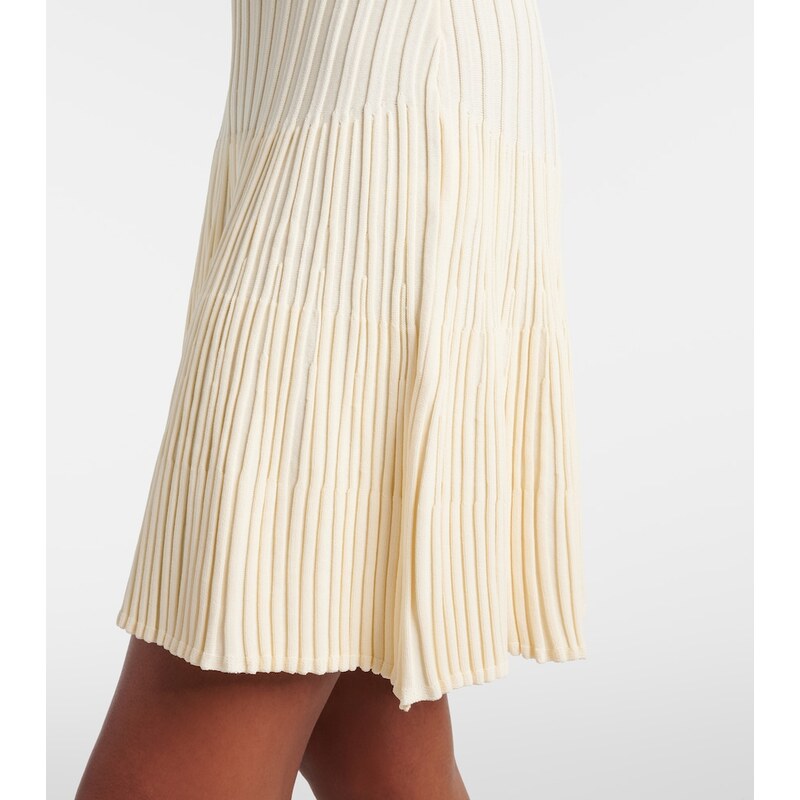 Ami Paris Ribbed-knit minidress
