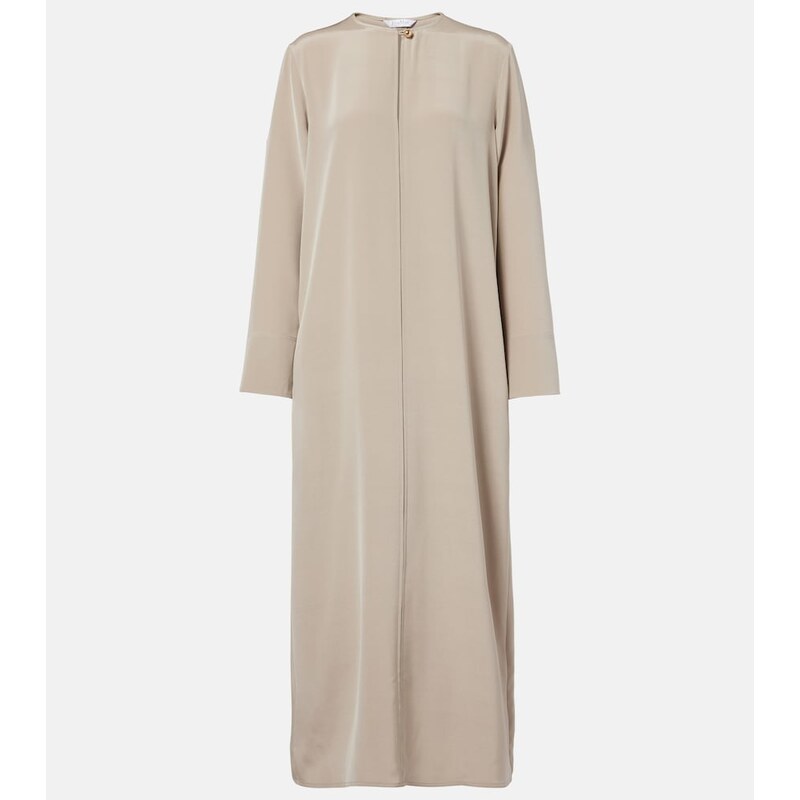 Max Mara Unghia silk-blend midi dress