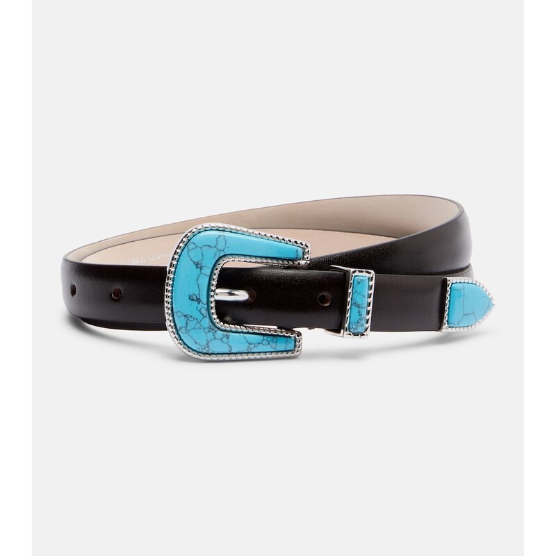 Déhanche Travertine leather belt