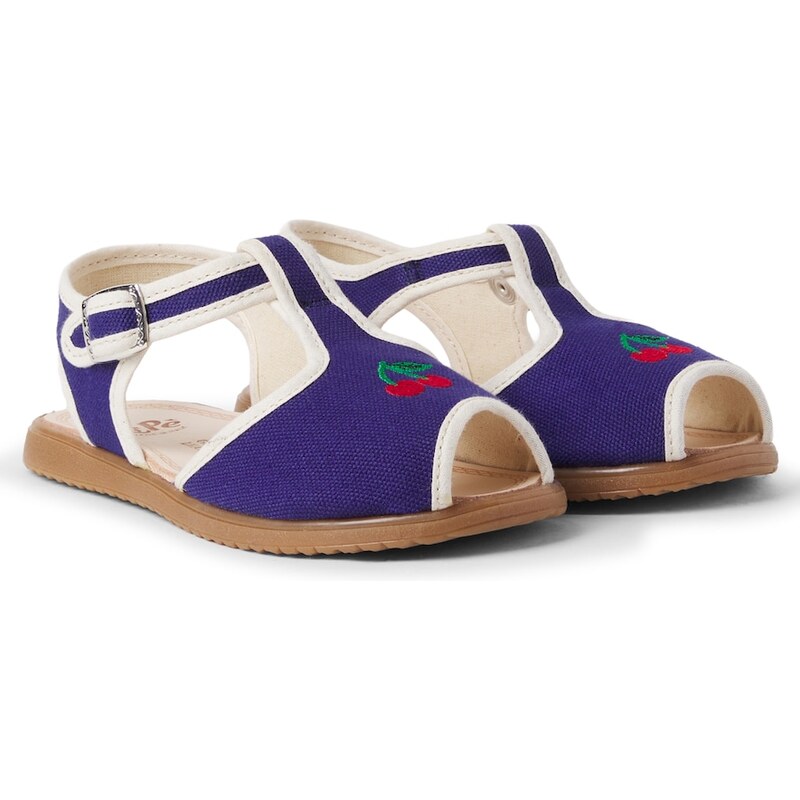 PèPè Alex embroidered canvas sandals