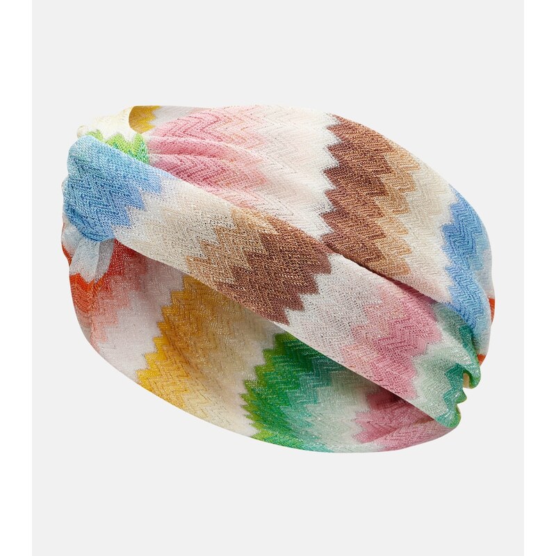 Missoni Zigzag lamé headband