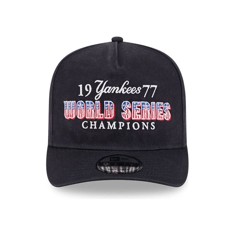 New Era NY Yankees 9fifty world series cap with side patch logo in navy