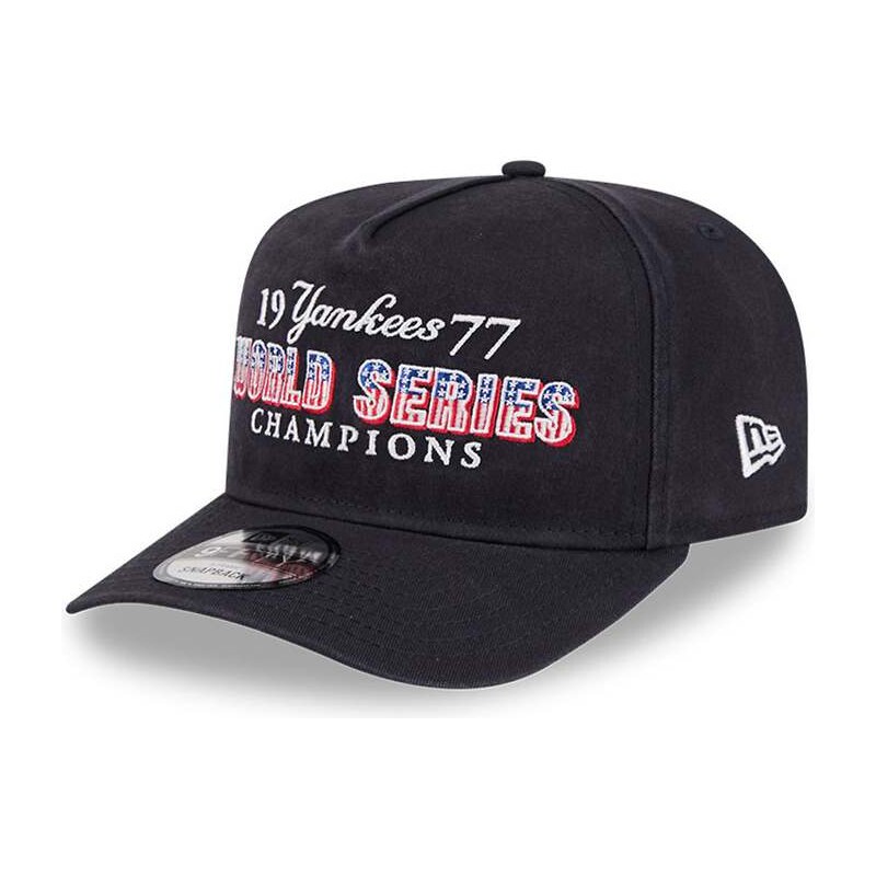 New Era NY Yankees 9fifty world series cap with side patch logo in navy
