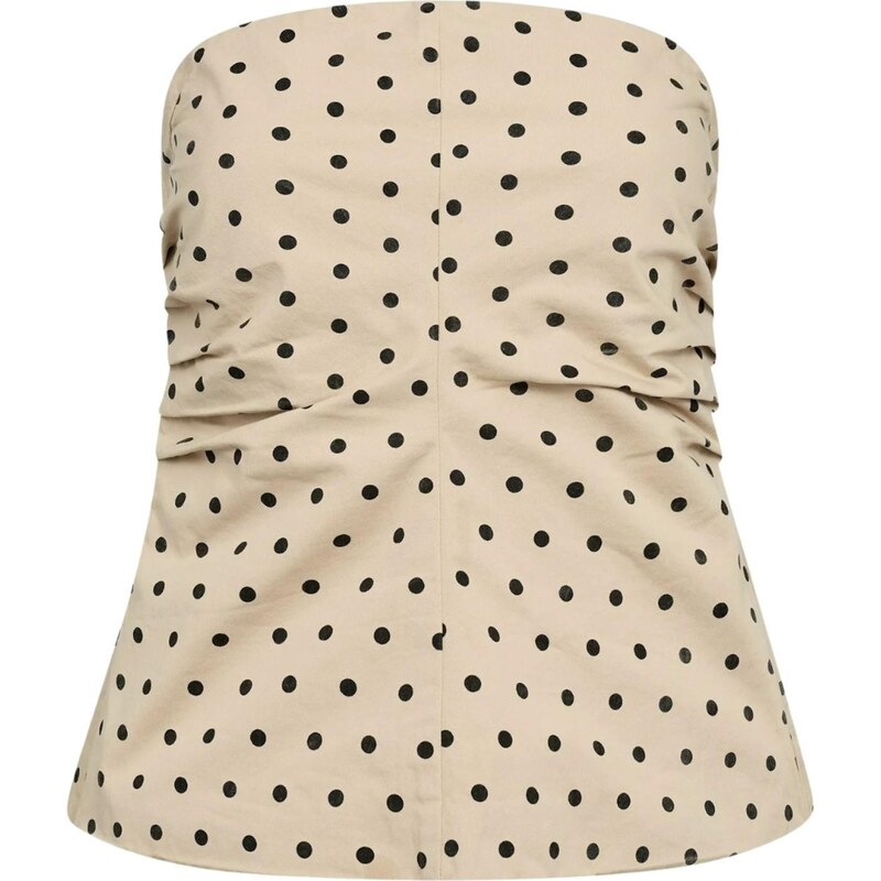 cocouture Top Deddi béžová / černá