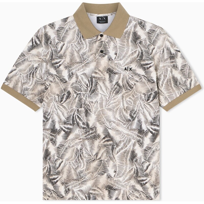 Tričko Armani Exchange Beige Multi 7788045