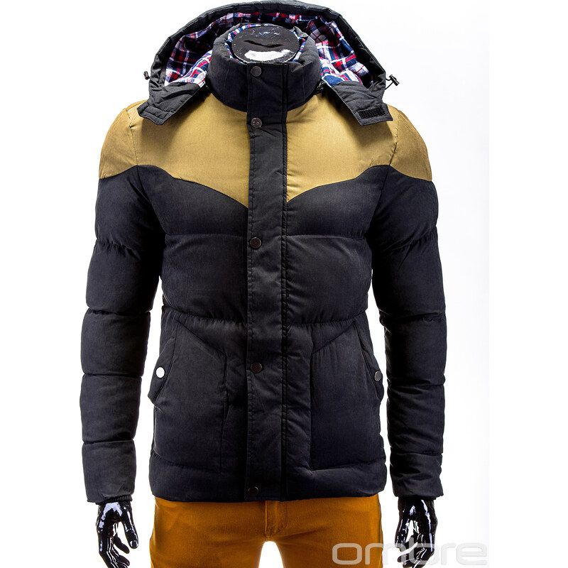 Zimní bunda pánská Ombre C154 Černá