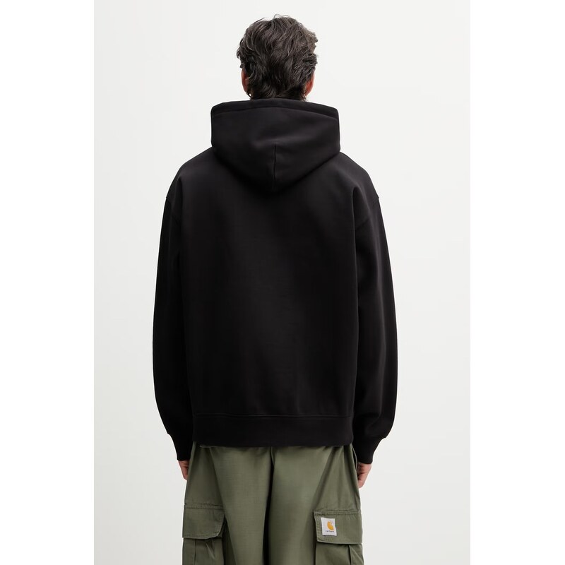 Carhartt WIP Hooded World Tour Sweat oversize mikina s bavlnou pánská
