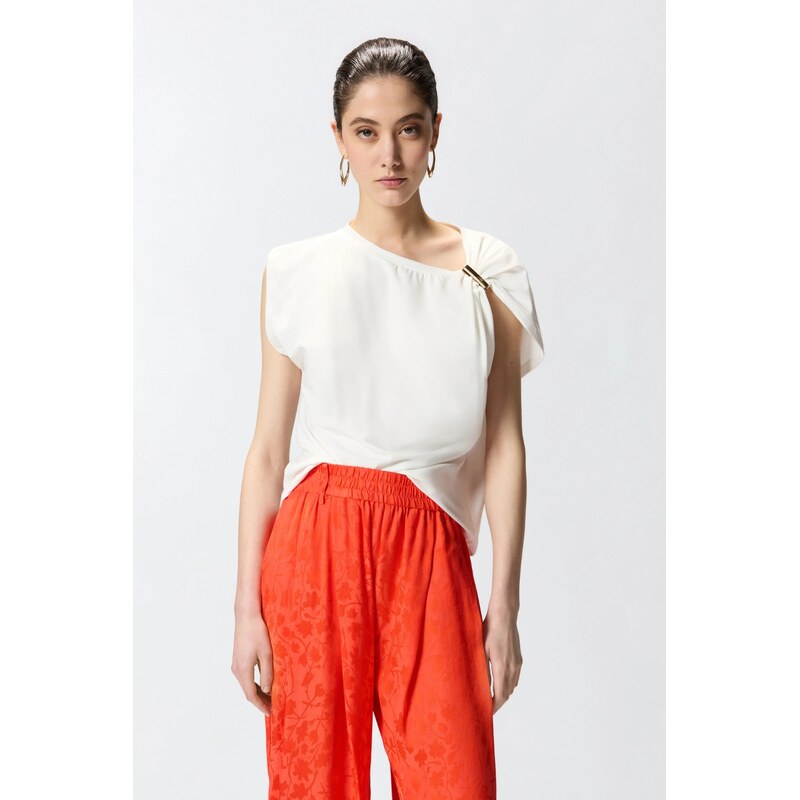 Dámský top PINKO MELODY 106478A35DZ05 bílý