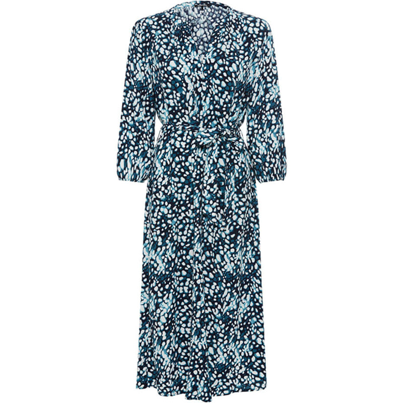 Šaty Olsen Schwarz/ Blau 153396 115282941