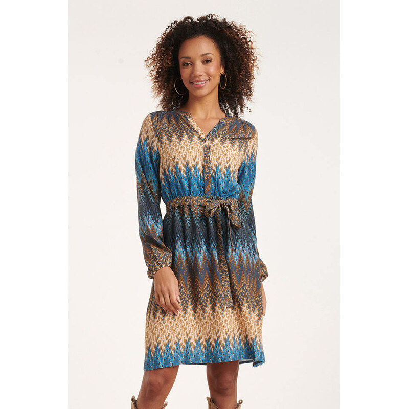 Šaty Smashed Lemon Beige/ Blau 7965194 115284312