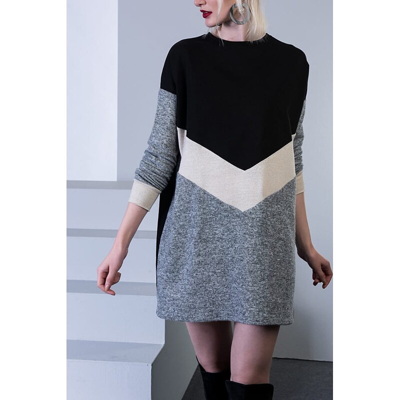 Šaty LA Angels Schwarz/ Grau 2792607 115286642