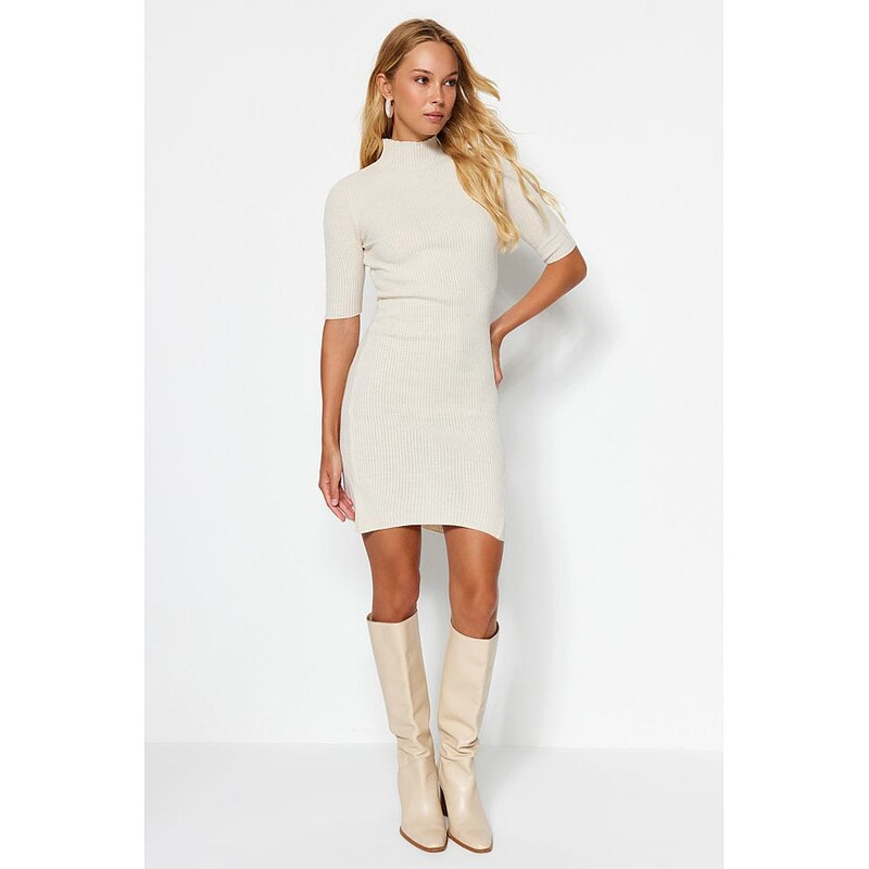 Šaty trendyol Creme 9799807