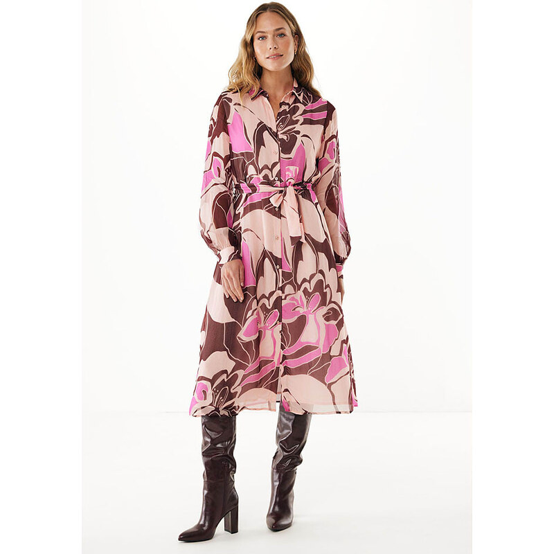 Šaty Mexx Pink/ Braun/ Beige 1695447 115287664